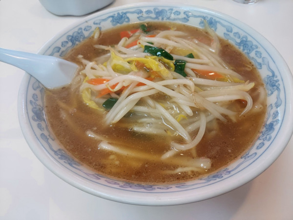 「野菜あんかけ麺 750円」@王ちゃんラーメンの写真