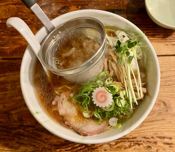 「追い鶏節ラーメン正油 1200円」@G麺7の写真