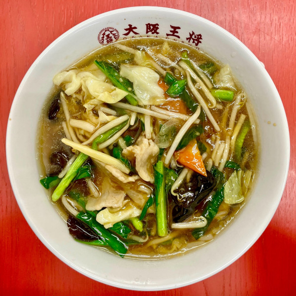 「武蔵小杉サンマーメン 餃子セット」@大阪王将 東急スクエア武蔵小杉店の写真