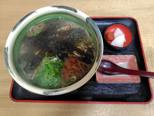 「かもじそば1450円」@吾妻そばの写真