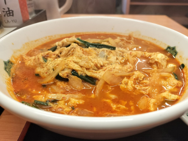 「チゲ味噌ラーメン」@日高屋 南千住店の写真