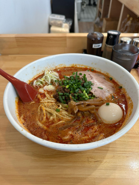 「特製坦々麺+麺大盛り」@つけそば 担担麺 航龍の写真