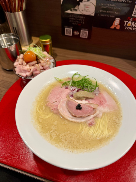 「鴨の九州味噌RaMen 蟹味噌添え」@RaMen TOMO TOKYOの写真