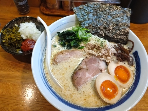 「【正月限定】鶏塩白湯そば ￥1000」@麺屋 鶏口の写真