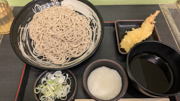 「大もり、とろろ、海老天(クーポン)」@ゆで太郎 水道橋店の写真