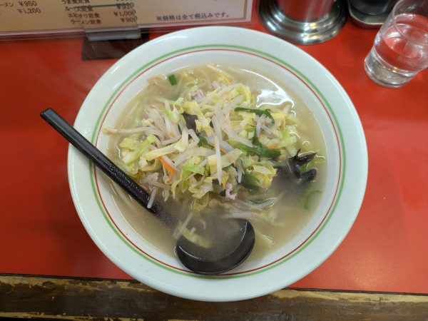 「タンメン：750円」@ニューピリカ 華の写真