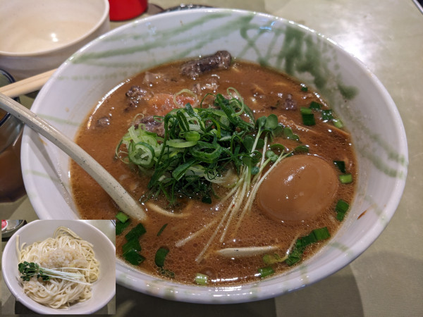 「味噌ラーメン+味玉+和え玉」@ロ麺ズの写真