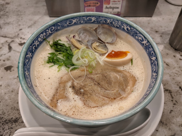 「魚貝鶏白湯そば」@京都鶏白湯そば 純の写真