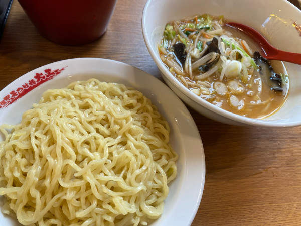 「みそつけ麺セット　680円」@元祖 中華つけ麺 大王の写真