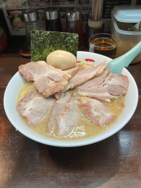 「チャーシュー麺ダブル　ライス」@さつまっこ 平和島店の写真
