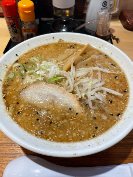 「熟成味噌豚骨麺」@らーめん海道 灯う家の写真