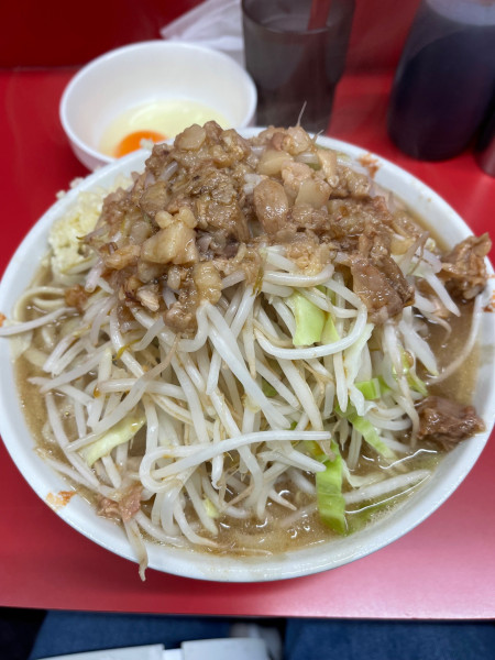 「小 ニンニクアブラカラメ」@ラーメン二郎 一橋学園店の写真