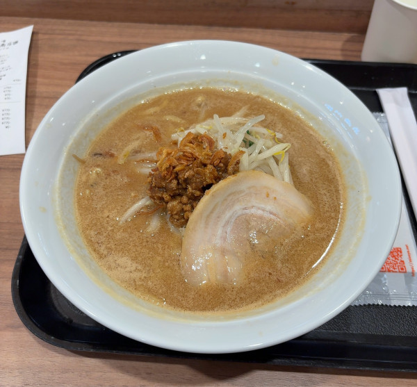 「味噌らーめん」@麺場 田所商店 イオンマリンピア店の写真