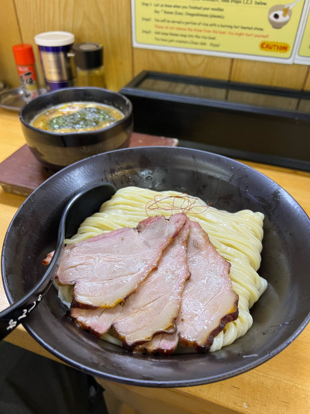 「つけ麺＋つるし釜焼き焼豚」@麺屋 白神の写真