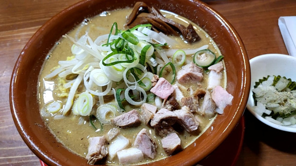 「ごくにぼ味噌」@長尾中華そば 東京神田店の写真