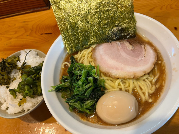 「味玉ラーメン＋ライス」@黒王の写真