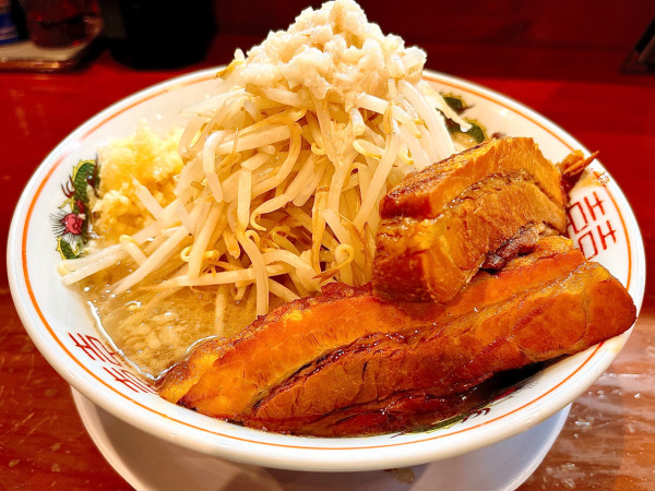 「豚そば 豚2枚(1270円)」@つけめん・豚そば 活龍 牛久店の写真