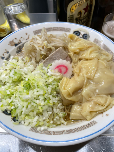 「油そば ワンタン」@中華そば みたかの写真