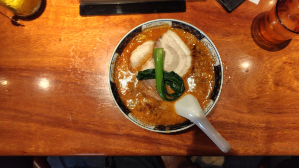 「太肉担々麺」@支那麺 はしご 銀座四丁目店の写真