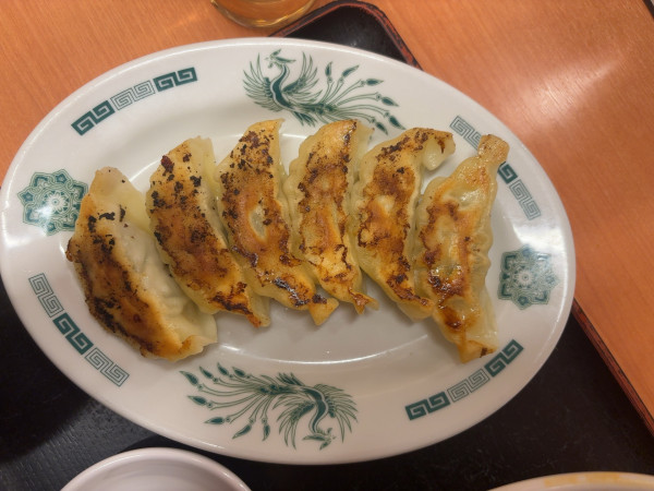 「餃子（6個）」@日高屋 祖師ヶ谷大蔵店の写真