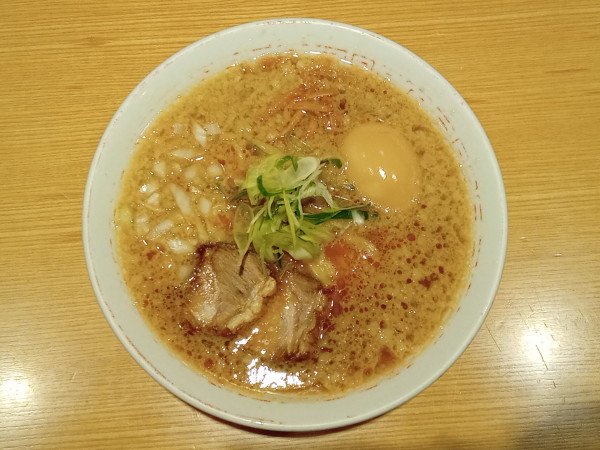 「蔵出し味噌らーめん＋煮卵」@きたかた食堂の写真