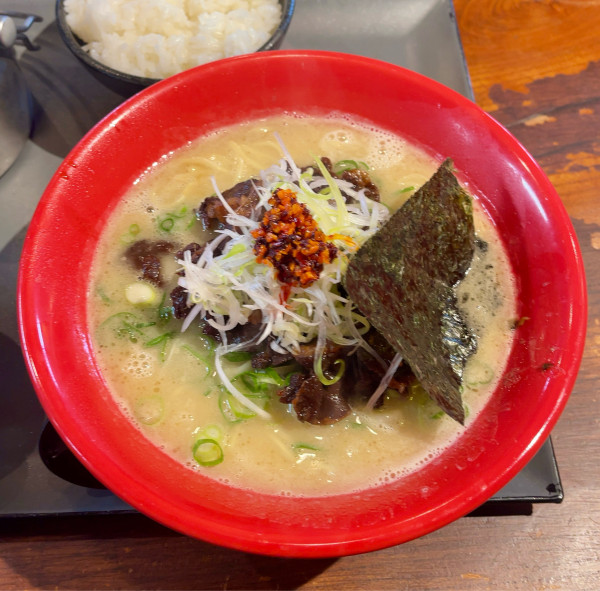 「肉玉ラーメン（1100円）」@らぁめんたろう 摩耶店の写真