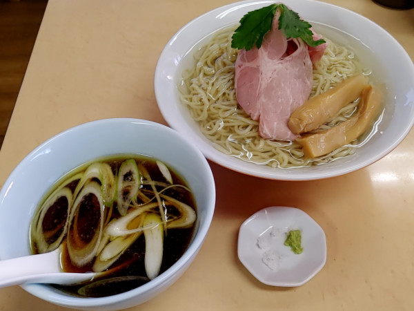 「比内地鶏つけそば 昆布水version(1,100円）」@中華そば よしかわの写真