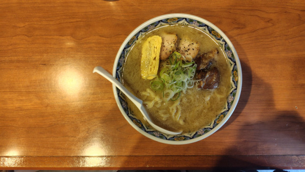 「中華そば　豚骨出汁」@中華そば 領寿庵の写真