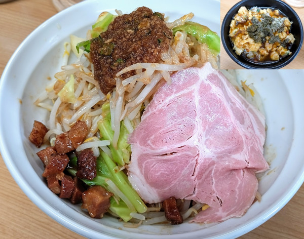 「まぜそば ￥800」@らぁ麺NOBU 川越店の写真