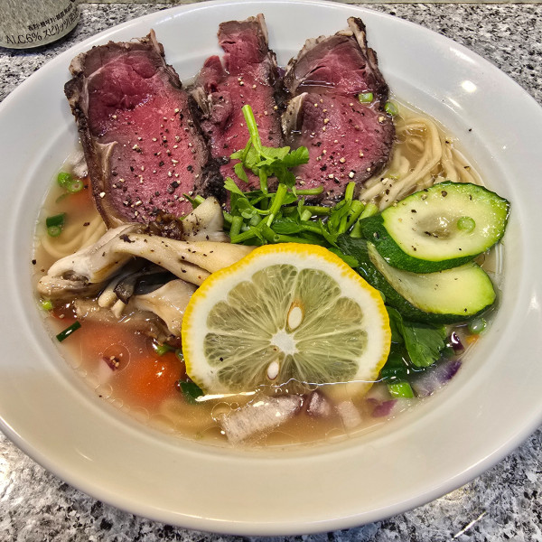 「【期間限定】蝦夷鹿noodle濃厚め」@麺屋 有希の写真