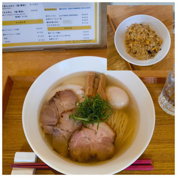 「特製ご恩らぁめん　塩　1300円」@らぁめん ご恩の写真