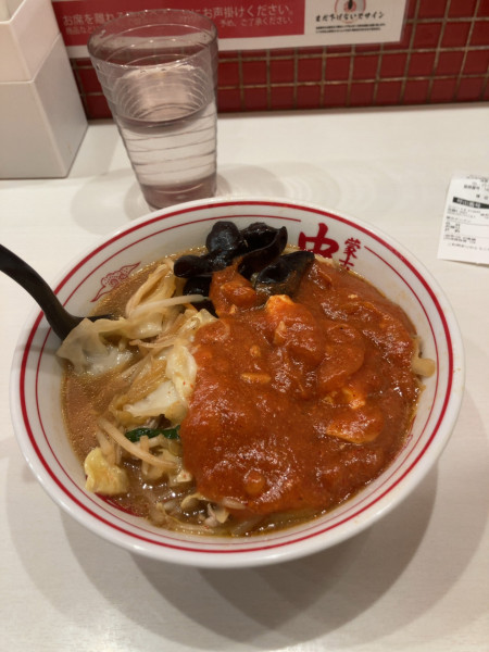 「蒙古タンメン（辛5）　 960円」@蒙古タンメン 中本 上板橋本店の写真