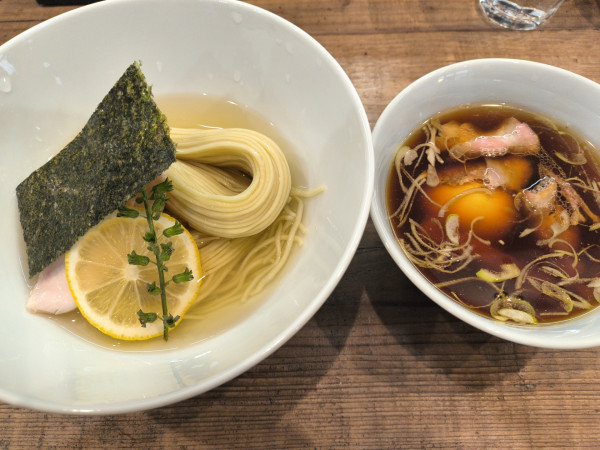 「味玉昆布水つけ麺醤油」@3931WORKS.の写真