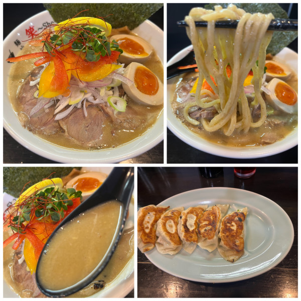 「【正月限定】 伊勢海老みそらーめん1200円餃子380円」@麺や 笑 ~Sho~の写真