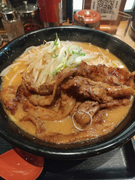 「炙り豚バラ百年味噌ラーメン」@マルキン本舗 百年味噌ラーメンの写真