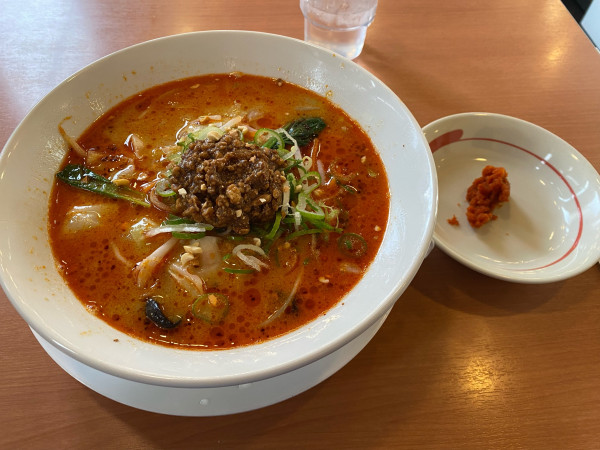 「期間限定坦坦麺790円+辛しにんにく30円」@幸楽苑 横浜戸塚店の写真