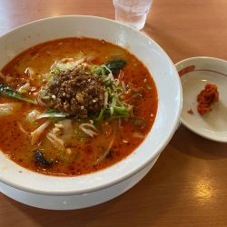 期間限定坦坦麺790円+辛しにんにく30円