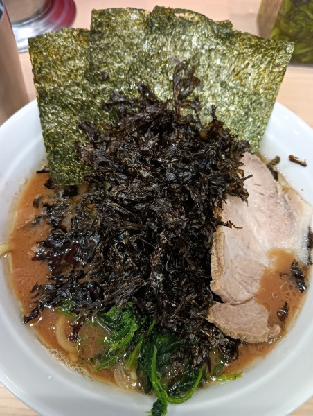 「ラーメン＋岩のり」@ラーメン北里家の写真