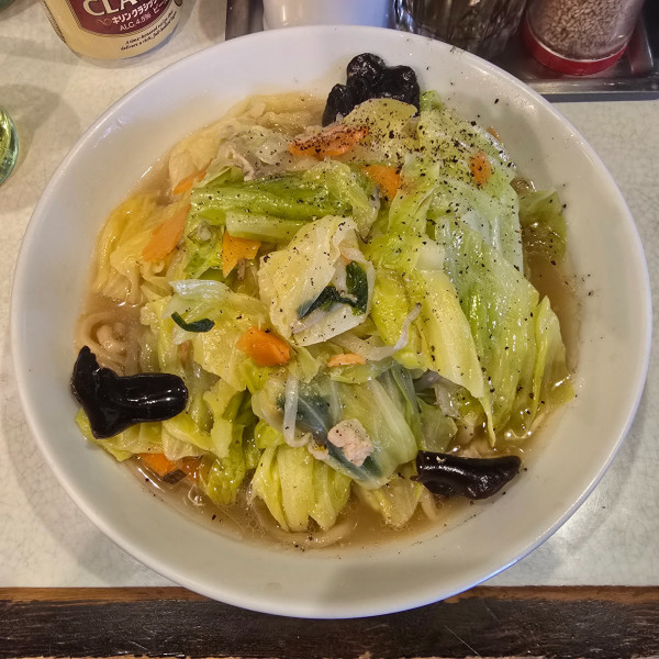 「たんめん 小 太麺」@麺処 まるよし商店の写真