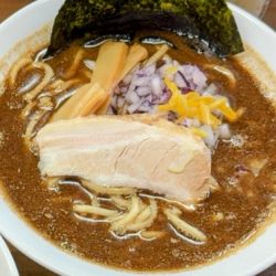 【新メニュー】煮干しとんラーメン 950円＋ネギチャ丼