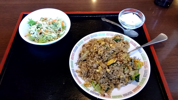 「豚バラチャーハン（特製セット　１，０７８円）」@中華食酒館 天一坊 堀之内店の写真