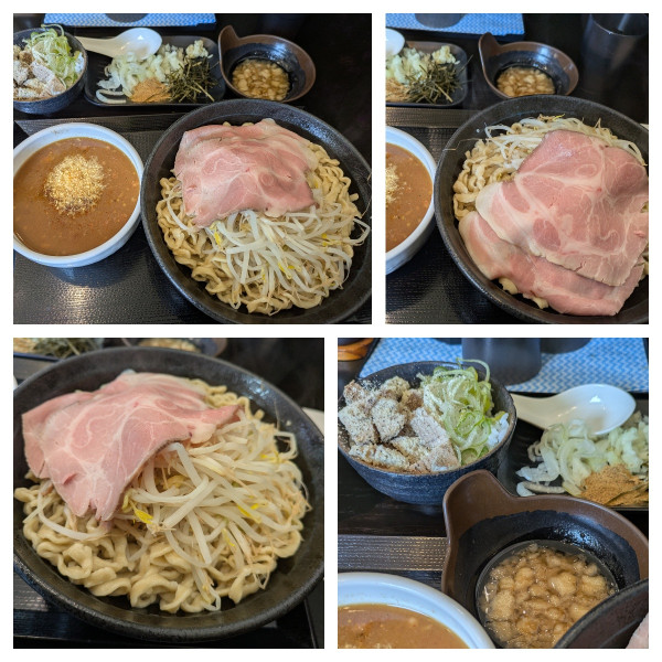 「カレーつけ麺大➕追い飯（チーズペッパー）」@つけ麺 どでんの写真