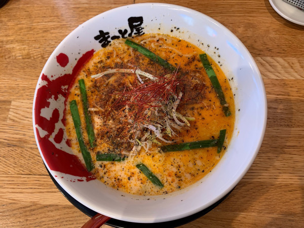 「四川シビ辛担々麺」@ラーメンまこと屋 大府共和店の写真