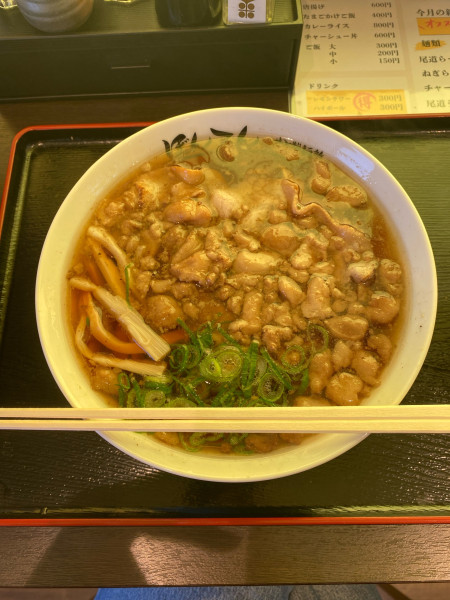 「尾道ラーメン大盛背脂マシ」@ぼんてん 井上製麺所の写真