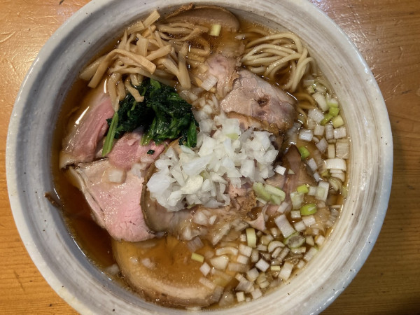 「チャーシュー煮干そば」@自家製拉麺 暖田。の写真