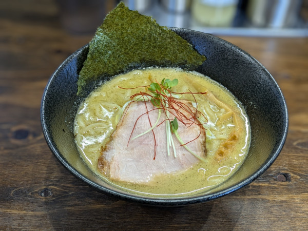 「濃厚牡蠣ソバ」@貝だしラーメン 貝ガラ屋 町田の写真