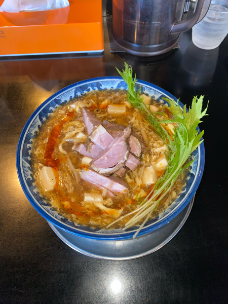 「酸辣湯麺(インスパイア)大盛¥1,350円(限定)」@麺坊 炗の写真