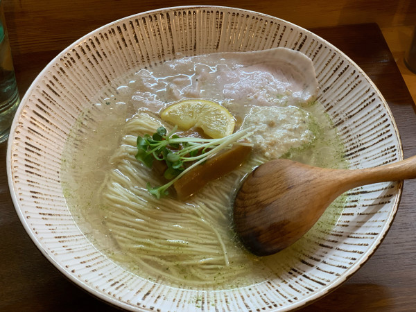 「牡蠣そば（並）」@中華そば 華塩の写真