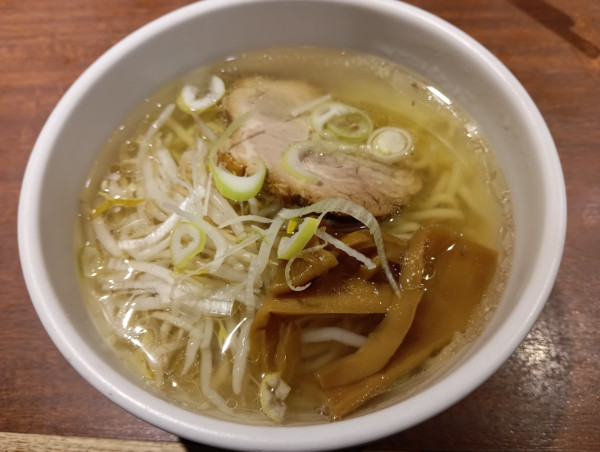 「ミニラーメン・塩・特製麺変更（¥550+50）」@はなやの写真