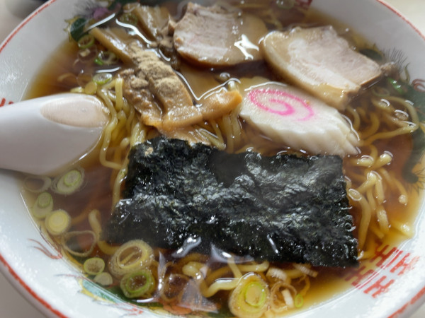 「中華そば：600円」@山崎屋食堂の写真